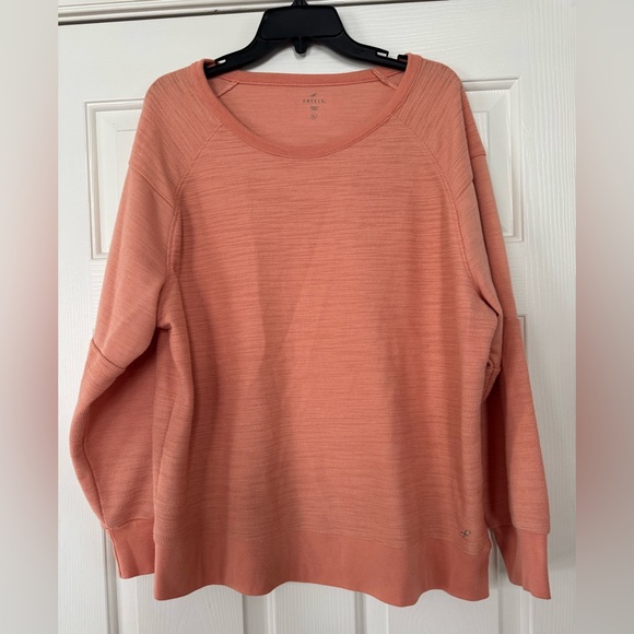 Freely Sweaters - Keenly Textured Scoop-Neck Sweater women’s XL